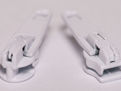 No.5 Zip Sliders White